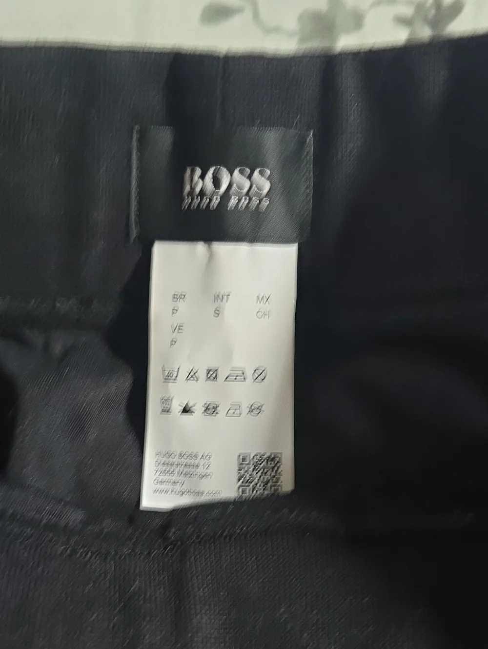 Hugo Boss Black Track Jacket Set  with White Trim, Sz S